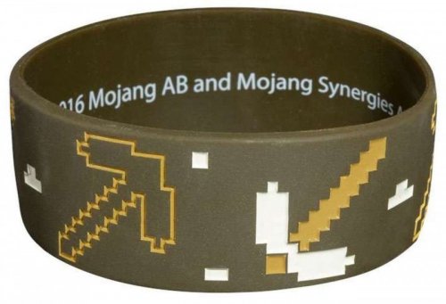 Ranneke: Minecraft - Miner Rubber Bracelet