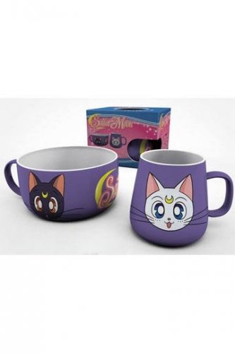 Sailor Moon: Breakfast Set Luna & Artemis