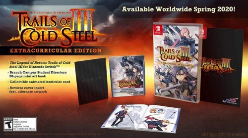 Legend of Heroes: Trails of Cold Steel III Extracurricular Edition
