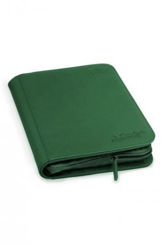Korttikansio: ZipFolio Xenoskin (4-taskuinen, Vihre�) (Ultimate Guard)