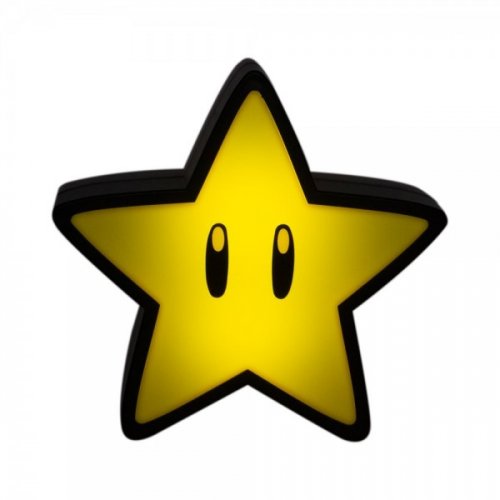 Lamppu: Super Mario - Super Star valo ��nill� (12cm)