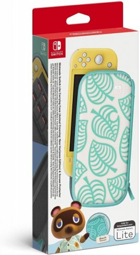 Nintendo Switch Lite: Carry Case & Screen Prot (Animal Crossing)