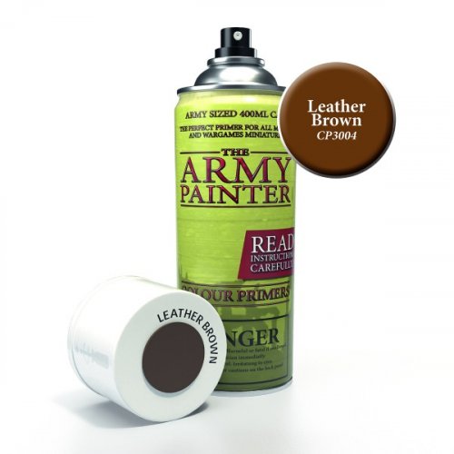 Army Painter: Colour Primer - Leather Brown Spray 400ml