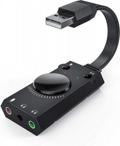 TechRise: USB Sound Card -��nikortti ja adapteri (3,5mm / USB)