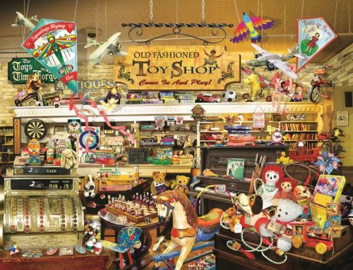 Palapeli: An Old Fashioned Toy Shop (1000)