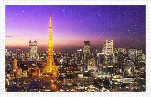 Palapeli: Tokyo Tower, Japan (1000)