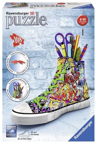 Palapeli: 3D Sneaker - Graffiti Design (108)