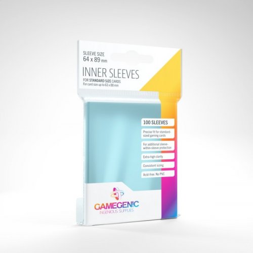 Gamegenic: Inner Sleeves Standard Size (64x89mm)