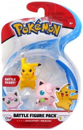 Pok�mon Battle Feature Figure: Jigglypuff + Pikachu
