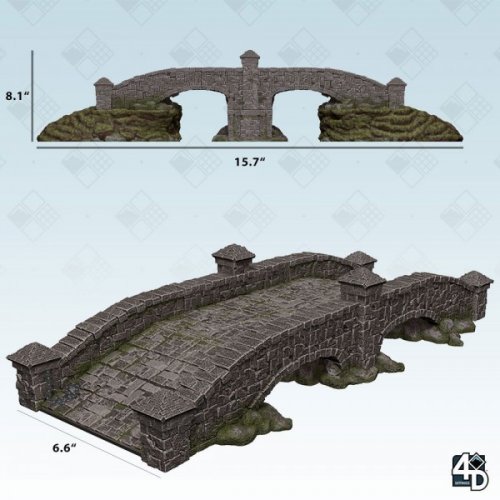 Miniatyyrimaasto: WizKids 4D Settings: Stone Bridge