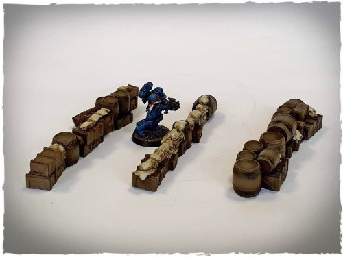 DCS: Miniatyyrimaasto: Fantasy Barricades - Prepainted