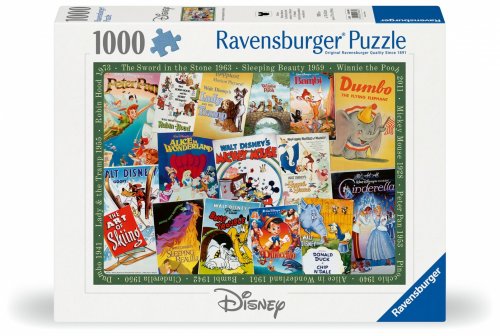 Palapeli: Disney - Vintage Posters (1000)