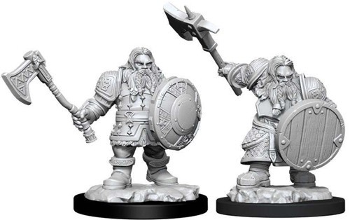 D&D Nolzur's Marvelous Unpainted Miniatures: Dwarf Fighter Male 2