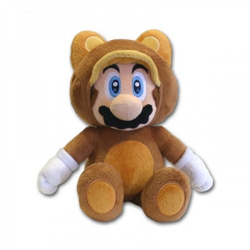 Pehmolelu: Super Mario - Tanooki Mario (21cm)
