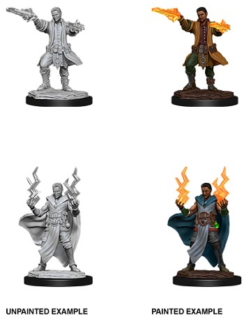 D&D Nolzur's Marvelous Unpainted Minis: Human Male Sorcerer v2