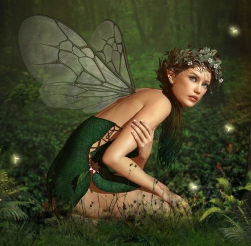 Palapeli: Nymph in the Forest (1500)
