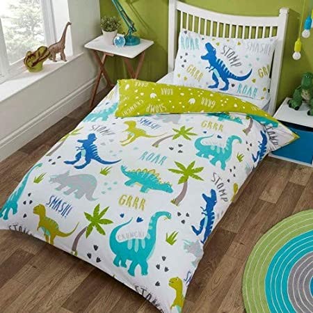 Pussilakanasetti: Roarsome Dinosaurs Single Reversible