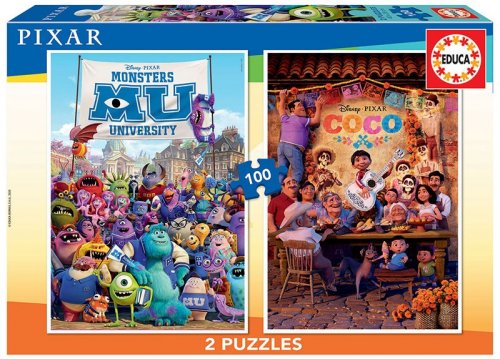 Palapeli: Monsters University & Coco (100pcs)