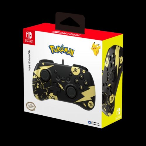 Hori: Switch Horipad Mini - Pikachu (Black & Gold)