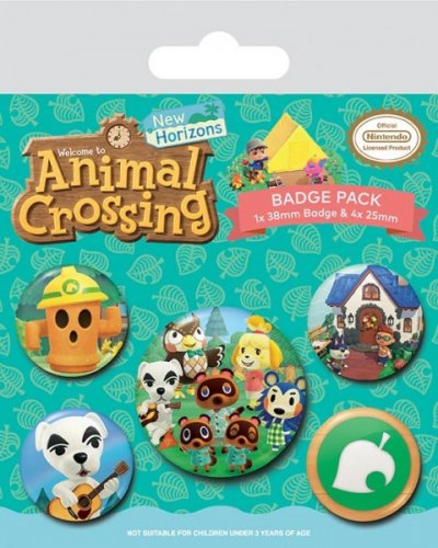 Pinssi: Animal Crossing - Islander Badge pack (5 pinssi�)