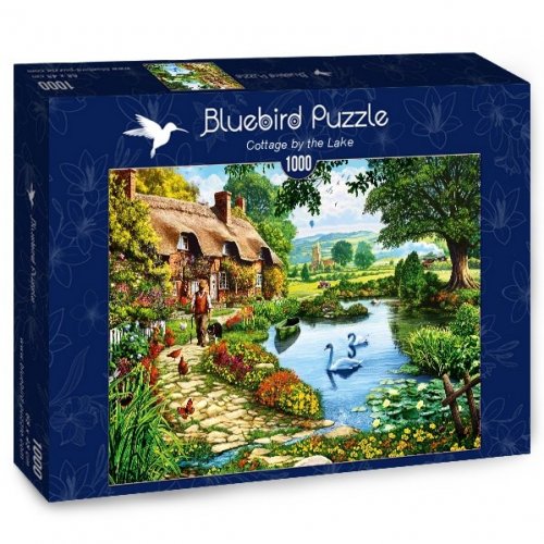 Palapeli: Cottage by the Lake (1000)