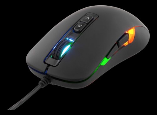 Deltaco: Gaming optinen pelihiiri, 7 painiketta, LED-valaistus