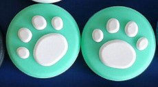 Ohjainapu: Paw Grips - Green/White