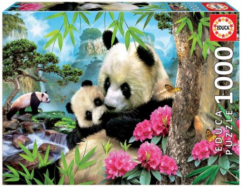 Palapeli: Morning Panda (1000)