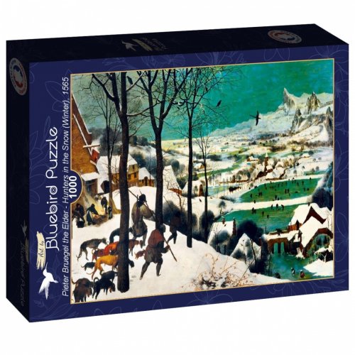 Palapeli: Pieter Bruegel the Elder - Hunters in the Snow (Winter) (1000pcs)