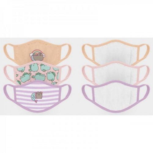 Kasvomaski: Pusheen Standard Facemask (3-Pack) (Adult)