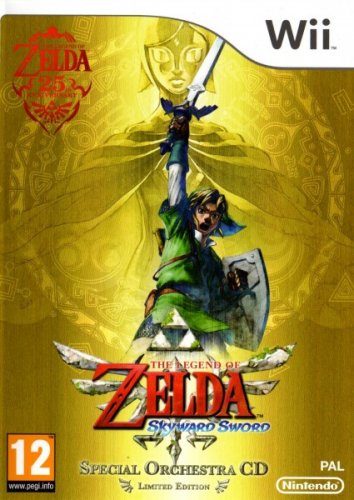 Legend of Zelda: Skyward Sword + Special Orchestra CD (K�ytetty)