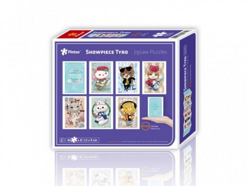 Palapeli: Showpiece - Party Cats (8 x 40, muovi)