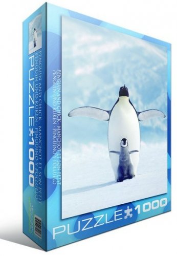 Palapeli: Penguin And Baby (1000)