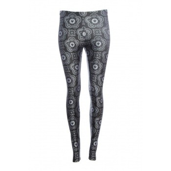 Leggings: Black MTG Symbol (L)