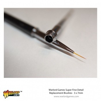 Brush, 3-Pack 7mm Super Fine Detail Replacement Tips