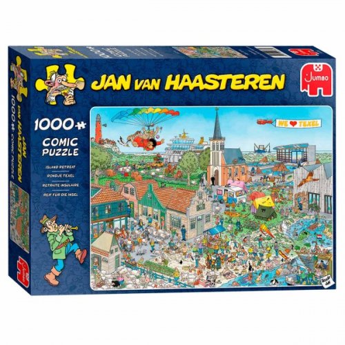 Palapeli: Jan Van Haasteren � Island Retreat (1000pcs)