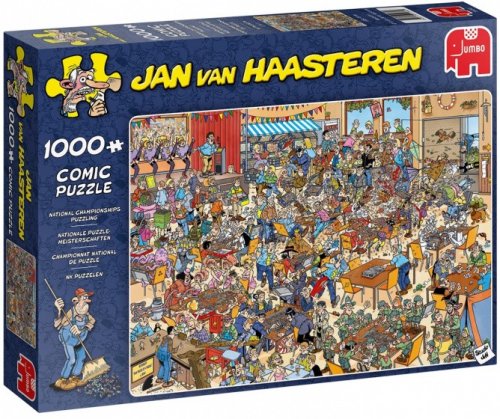 Palapeli: Jan Van Haasteren � National Championships Puzzling (1000pcs)