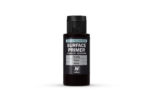 Vallejo: 73602 Black Primer (Acrylic-Polyurethane) (60ml)