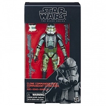 Figuuri: Star Wars - Clone Commander Gree (Black Series, 15cm)