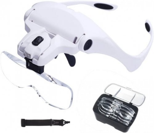 Suurennuslasipanta: Queta LED Headband (1-3.5x Magnification)
