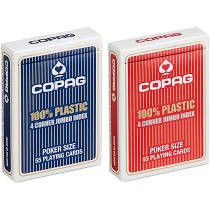 Pelikortit: Copag 4 Corner Jumbo Index Sininen