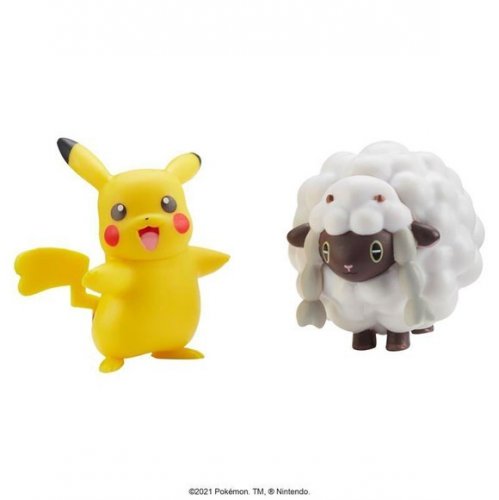Pokemon: Battle Figure - Pikachu And Wooloo (5cm)