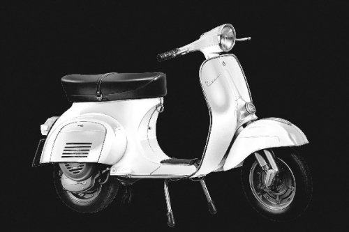 Italier: 1:9 Vespa 125 Primavera