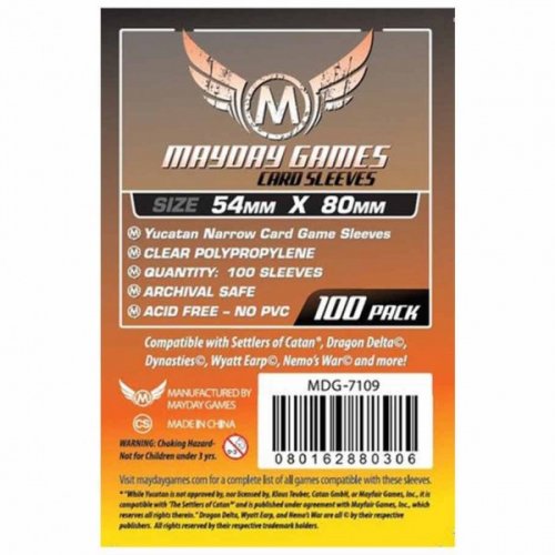 Mayday Games: Yucatan Game Card Sleeves (100)