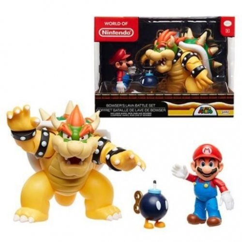 Figuuri: Super Mario - Bowser's Lava Battle Set