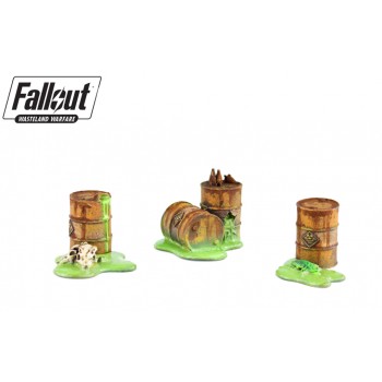 Fallout Wasteland Warfare: Terrain Expansion Radioactive Containers