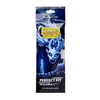 Dragon Shield: Perfect Fit Sealable Japanese Size - Clear Yama (100)