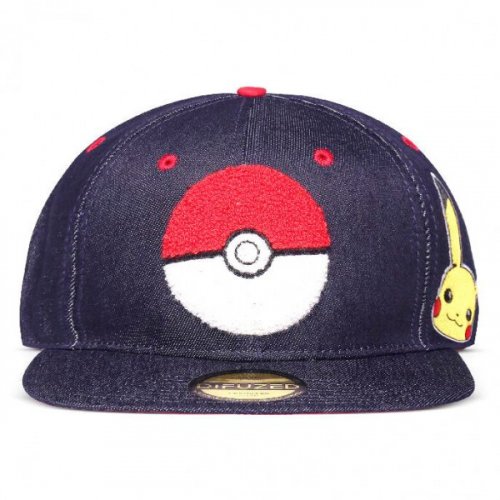 Lippis: Pok�mon - Denim Pokeball Snapback