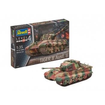 Pienoismalli: Revell - Tiger II Ausf.B (Henschel Turr) (1:35)