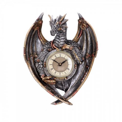 Nemesis Now: Dracus Horologium (Kello, 27cm)